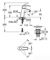 Смеситель Grohe Eurosmart 23923002 - фото2