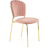 Стул Halmar K499 (розовый/золотистый) - фото