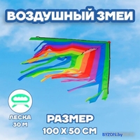 Воздушный змей Funny Toys Полосатик 320130 - фото