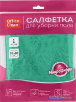 Салфетка хозяйственная OfficeClean Микрофибра Премиум для пола 50x60 320865 (зеленый) - фото