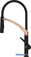 Смеситель Rubineta Ultima-50 (BK/RG) UL500638 - фото
