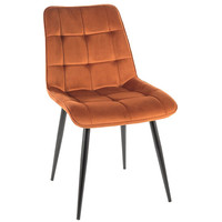 Стул Signal Chic Velvet (bluvel 4215 корица/черный) - фото