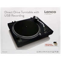 DJ виниловый проигрыватель Lenco L-3808 (черный) - фото2