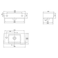 Умывальник CeraStyle City TB002F22L00 - фото2