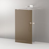 Душевая стенка Cezares LIBERTA-L-2-100-120-BR-Cr - фото