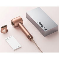 Фен Dreame Hairdryer Glory AHD6A-RS (с переходником на евровилку, розовое золото) - фото
