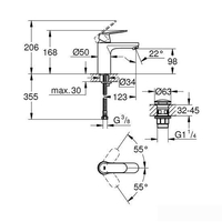 Смеситель Grohe Eurosmart Cosmopolitan 23926000 - фото2