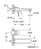 Смеситель Grohe Eurostyle 29097003 - фото2
