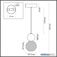 Подвесная люстра Odeon Light Crystal 5007/7L - фото2
