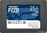 SSD Patriot P220 256GB P220S256G25 - фото
