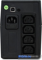 Источник бесперебойного питания Powerman Back Pro 650I Plus (IEC320) - фото2