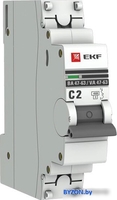 Выключатель автоматический EKF ВА 47-63 1P 2А (C) 4.5kA PROxima mcb4763-1-02C-pro - фото