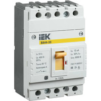 Выключатель автоматический IEK ВА 44-33 3P 100A 15kA SVA4410-3-0100 - фото