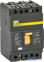 Выключатель автоматический IEK ВА 88-32 100А 3п 25кА SVA10-3-0100 - фото