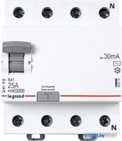 Устройство защитного отключения Legrand RX3 4P 25A 10kA 30mA A 402074 - фото