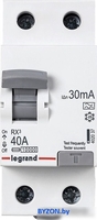 Устройство защитного отключения Legrand RX3 2P 40A 10kA 30mA A 402037 - фото