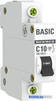 Выключатель автоматический EKF ВА 47-29 1P 10А (С) 4.5кА mcb4729-1-10C - фото