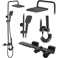 Душевая система Rea Helix Black REA-P6618 - фото