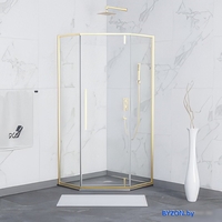Душевой уголок RGW SV-81-G 90x90 (золотичтый/прозрачное стекло) - фото2