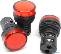 Лампа сигнальная Chint ND16-22D/4K2 AC 230В (R) 146692 (красный) - фото
