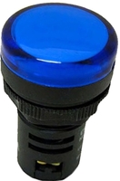 Лампа сигнальная Chint ND16-22DS/4 AC 230В (R) 593152 (синий) - фото