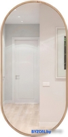 Зеркало eMZe Color Oval 50x100 COLOR.50.100.KRD (красное дерево) - фото