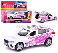 Легковой автомобиль Технопарк BMW X5 Для девочек X5-12GRL-WH - фото