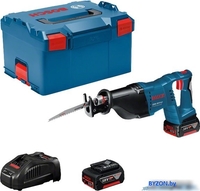 Сабельная пила Bosch GSA 18V-LI Professional 060164J00B (с 2-мя АКБ, кейс) - фото