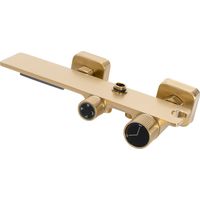 Душевая система Rea Helix Matt Gold REA-P6621 - фото2