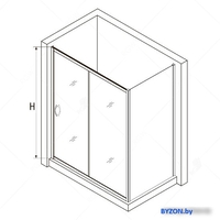 Душевой уголок RGW PA-76-1-B 350876129-14 120x90 (черный/прозрачное стекло) - фото2