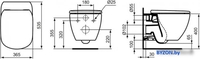 Унитаз Ideal Standard Tesi T0079V1 (без сиденья) - фото2