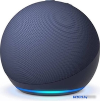 Умная колонка Amazon Echo Dot (синий, 5-ое поколение) - фото