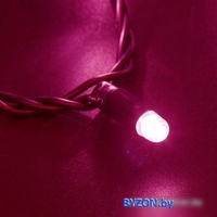 Новогодняя гирлянда КС Нить Ориона 5W 96 LED 955133 (10 м, розовый) - фото