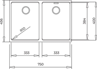 Кухонная мойка TEKA Radea R10 2B 750 115260040 (белый) - фото2