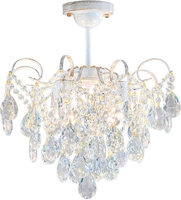 Люстра средней высоты Escada Bling 1122/4PL E27*60W White/Gold - фото