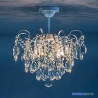 Люстра средней высоты Escada Bling 1122/4PL E27*60W White/Gold - фото2
