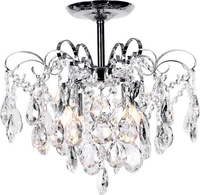Люстра средней высоты Escada Crown 1113/4PL E27*60W Chrome - фото