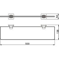 Полка для душа Rose RG1519H - фото2
