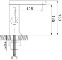 Смеситель Rose R1801T - фото2