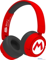 Наушники OTL Technologies Super Mario Red Kids Wireless SM1016 - фото
