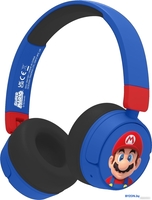 Наушники OTL Technologies Super Mario Blue Kids Wireless SM1001 - фото
