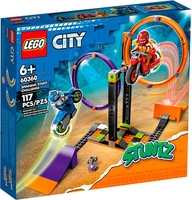 Конструктор LEGO City 60360 Испытание каскадеров с вращением - фото