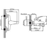 Смеситель Cronwil CD038-30 - фото2
