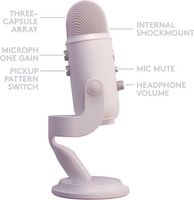 Проводной микрофон Blue Yeti Aurora Collection (белый) - фото2