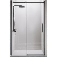 Душевая дверь Veconi 120x195 VN70GR-120-01-C4 (стекло прозрачное/брашированный графит) - фото