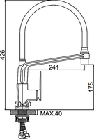 Смеситель Ledeme L4078U-12 - фото2
