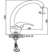 Смеситель Ledeme L5902M - фото2