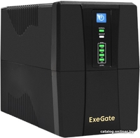 Источник бесперебойного питания ExeGate SpecialPro UNB-600.LED.AVR.2SH.RJ.USB EX292764RUS - фото