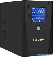 Источник бесперебойного питания ExeGate SpecialPro Smart LLB-1000.LCD.AVR.1SH.2C13 EX292787RUS - фото