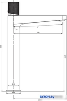 Смеситель Omnires Contour CT8012AT - фото2